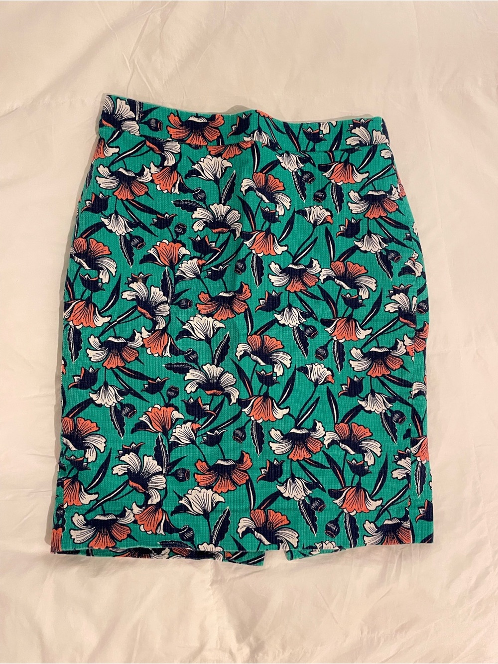 J.Crew Floral Pencil Skirt